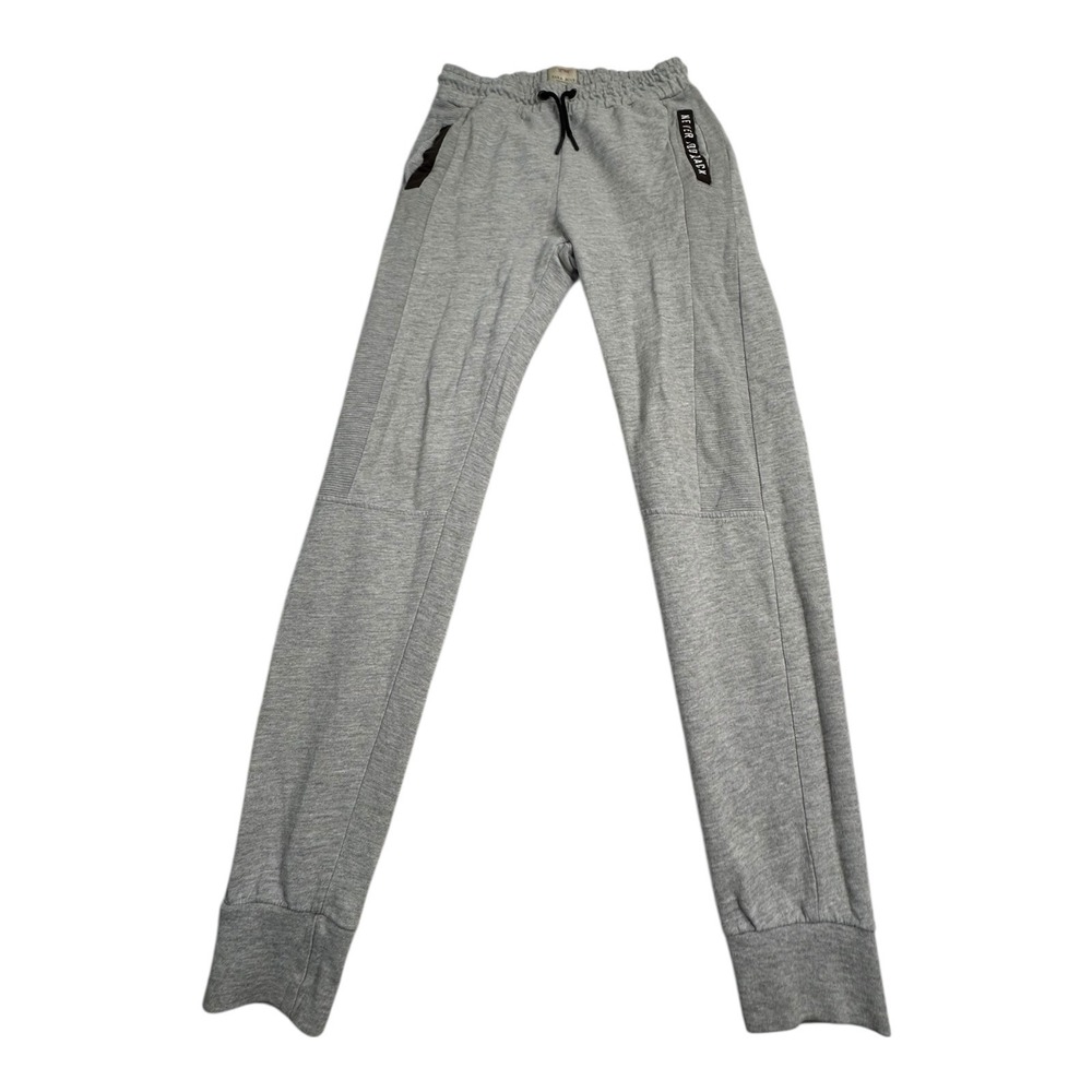 Zara Boys‎ Grey Joggers Sweatpants Size 11 12 Elastic Waist Drawstring Detail